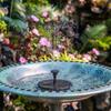 Solar Fountain Pump 3W Solar Powered Outdoor Bird Bath Fountain 7 Spray Patterns Water Pump with