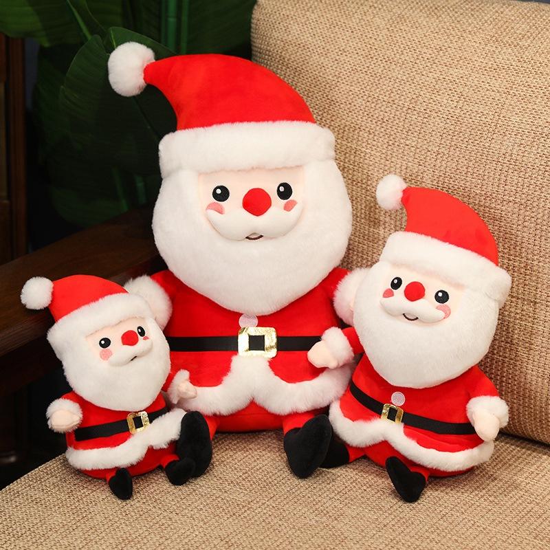 Christmas Gifts New Cute Santa Claus Doll Plush Toy Doll Ornament