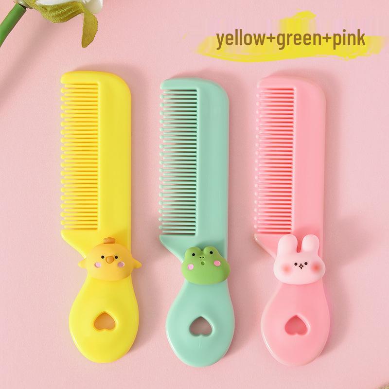 Cute Baby Massage Comb for Infants & Toddlers (0-3 Years) - Portable Hair Care Tool