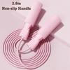 Tangle-Free PVC Jump Rope Lightweight Wear Resistant Yoga Skipping Rope Non-slip 2.8m Fitness Rope Skipping