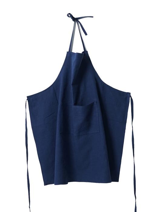 IMdesign APRON-WASHED LINEN, NAVY NAVY