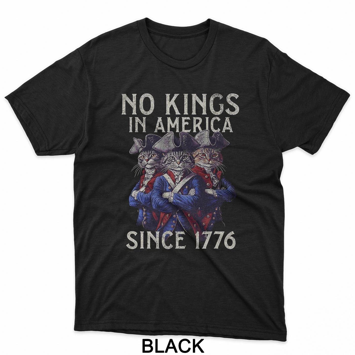 No Kings Cat T-Shirt L