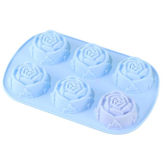 Ručně vyráběná forma na mýdlo odolné proti roztržení Kuchyňské potřeby Opakovaně použitelné cukrovinky Čokoláda Ručně vyrobená forma na výrobu mýdla Užitečný silikon na pečení