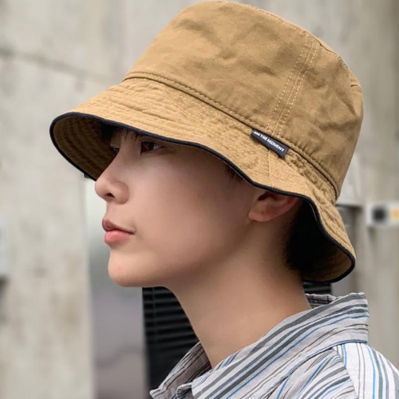 LOOKING4U On the Moment Edgeline Simple Bucket Hat C2 Brown