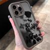 Flower Minimalist Dark Theme Rose Phone Case For Xiaomi 14T 13T 12T Pro 11 Lite 5G 14 13 12 Shockproof Matte Soft Silicone Cover