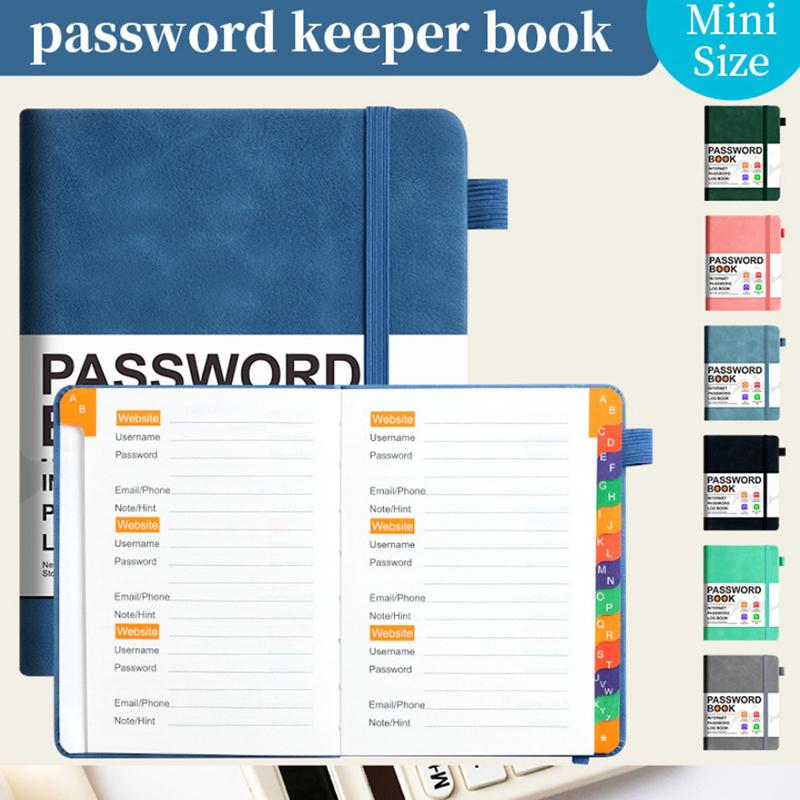 Libro Custode Password Organizzatore Password Computer Libro Con Schede Alfabetizzate Taccuino Registro Indirizzi Tascabile Per Dettagli Account