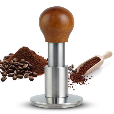 58.5mm Coffee Tamper Adjustable 30lbs Pressure Coffee Powder Leveler Impact Espresso Tamper