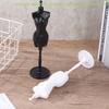 [C]1Set 1:6 Dollhouse Miniature Mannequin Coat Hanger Skirt Support Wedding Mannequin Stand Humanoid Model Toy
