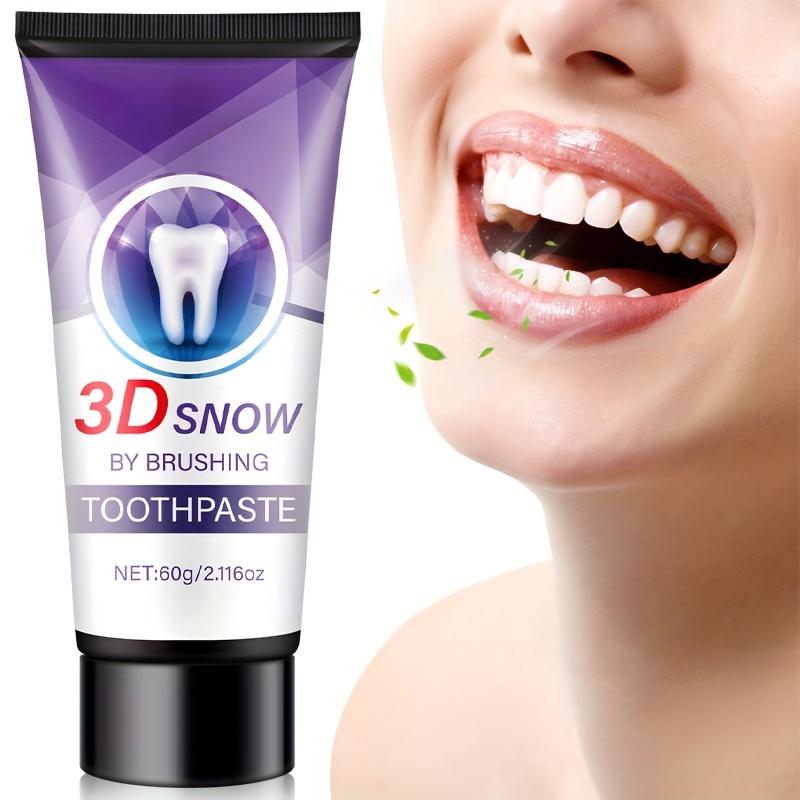 3D Snow Toothpaste - Whitening, Moisturizing Cream Toothpaste for Basic Cleaning, Fresh Mint Aroma, Supports Gum Health, 120g