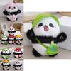 Panda de pluș adorabil și drăguț breloc păpușă animal de pluș moale pandantiv rucsac