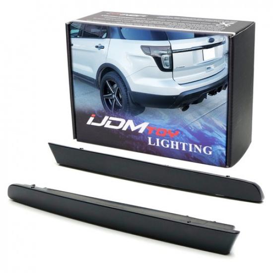 

Smoked Rear Bumper Reflector Lens Replacements For 2011-15 Pre-LCI Ford Explorer