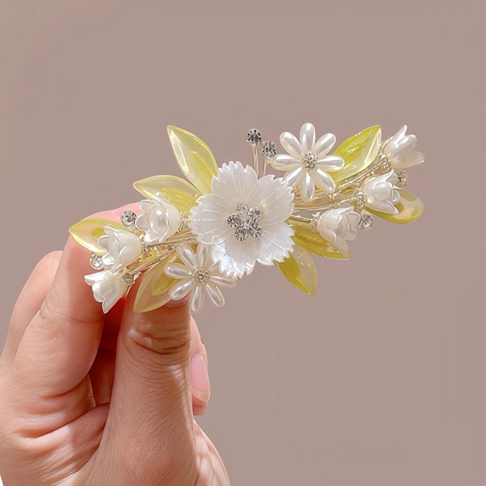 

Элегантная ретро-заколка для волос в виде цветка-бабочки с бантом - стиль ханьфу-чонсам