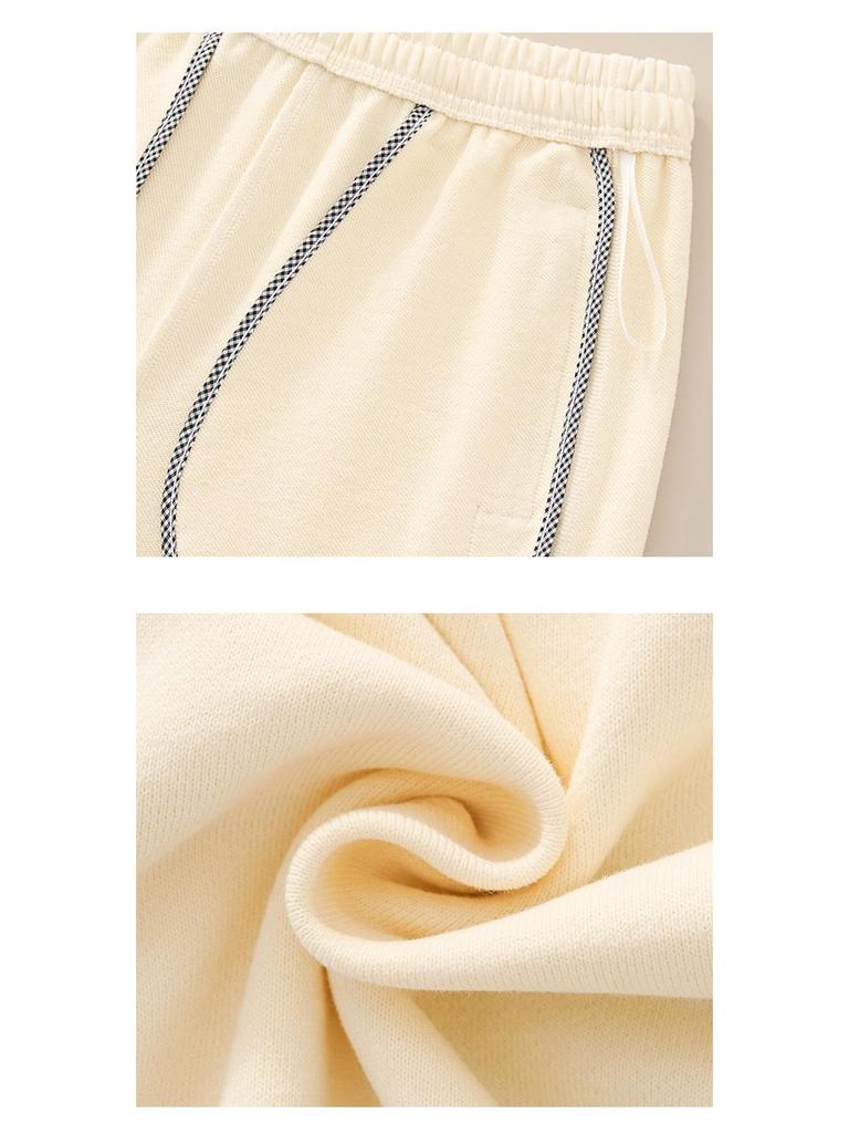 GAGN Women's Pure Cotton Thin Harem Sports Pants - Petite Spring/Autumn Straight-Leg Cuffed Sweatpants (2025)