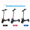 Scuter Electric EMANBA X6 PRO Motor Dublu 2400W Baterie 48V21AH Viteză Maximă 50-55 KM/H Roată de 10 Inch E-scuter cu Afișaj Tensiune