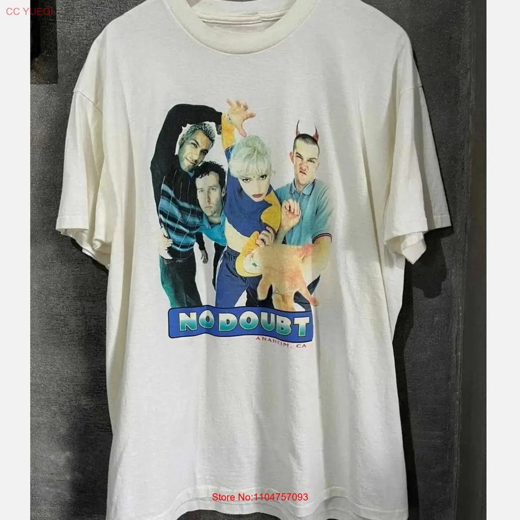 No Doubt Band White T Shirt Cotton Adult All Size S To 5xl Vintage Comfortable Fashion Top For Everyday Wear Stretched