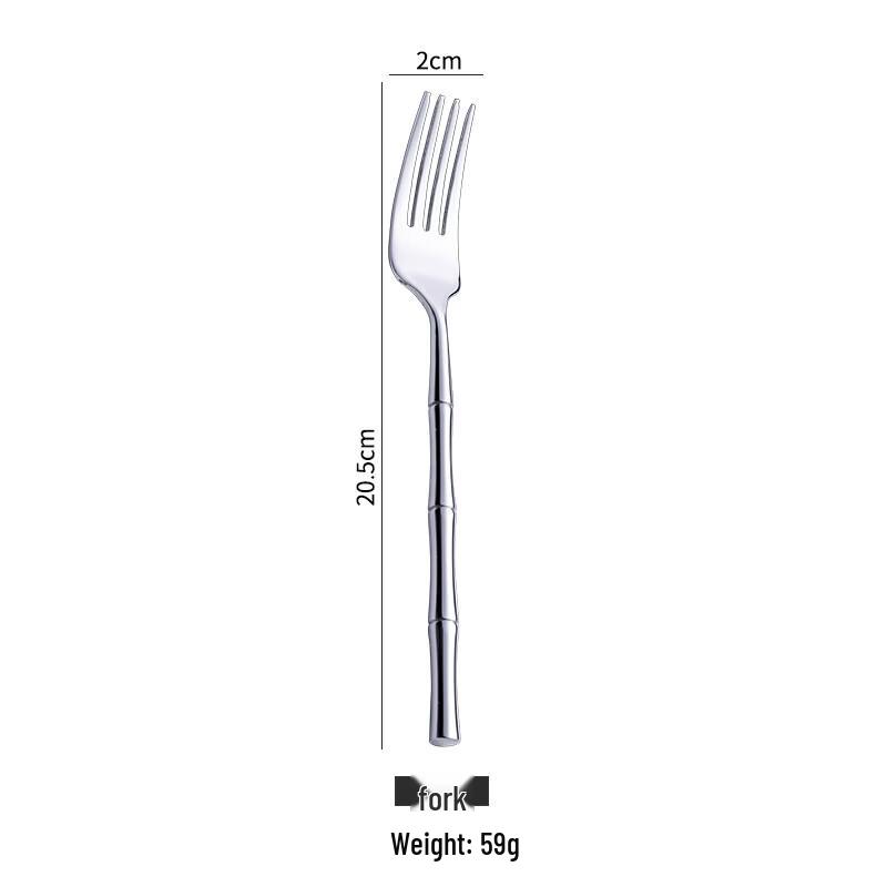 Abay Stainless Steel Bamboo Handle Cutlery