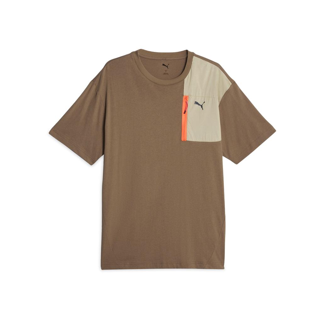 New PUMA Basic OPEN ROAD T Shirt Men's Chocolate Beans 93 678357-93