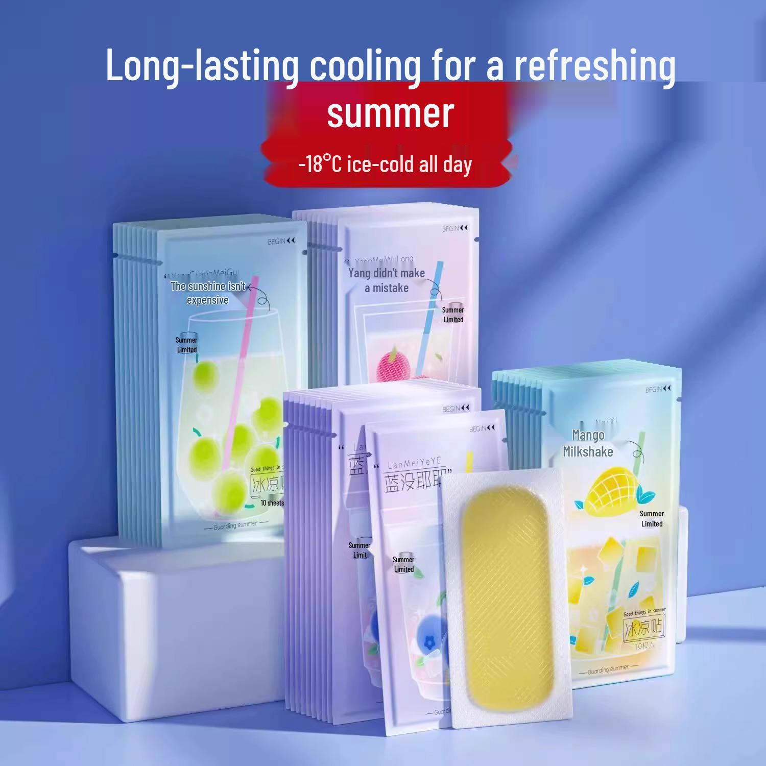 

Охлаждающие ледовые пластыри, 20 штук: Облегчение от жары летом - Бесплатная доставка для новичков