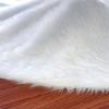 Christmas Pure White Plush Tree Skirt Holiday Decoration