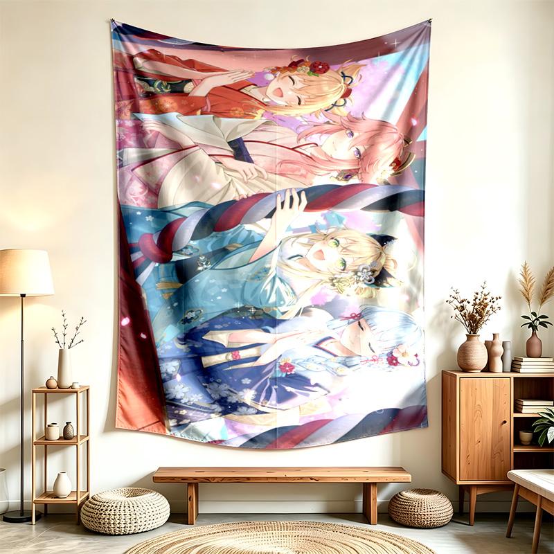 Genshin Impact (1) Tapestry Suitable For Decorating Homes Dorms And Bedrooms Soft To The Touch And A Perfect Gift For Friends And Family