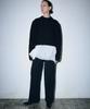 Owaiwai Boucle Half-Neck Wool Knit_Black
