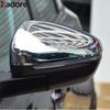 For Peugeot 3008 GT 2016-2018   Carbon Fiber Car Door Rearview Mirror Cover Trim Side Wing Mirrors Cap Shell Accessories