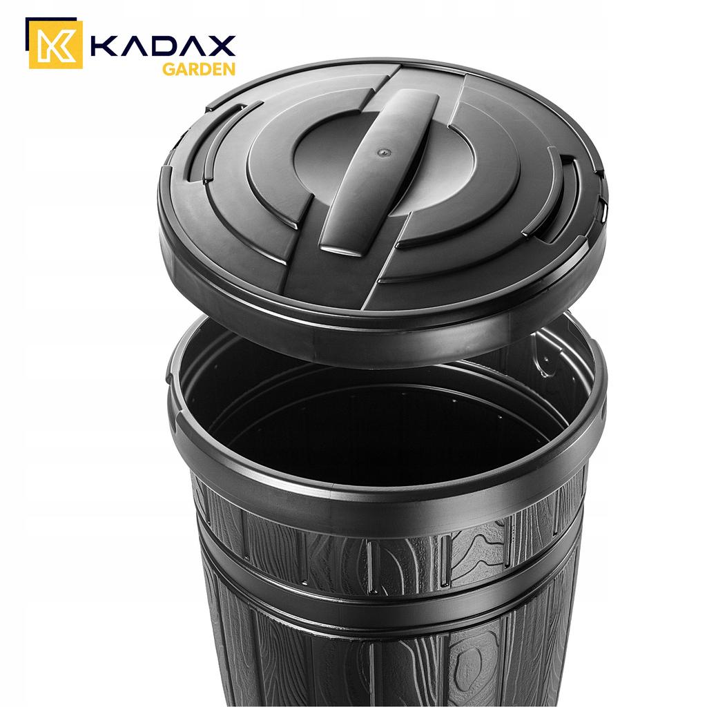 KADAX Réservoir d'Eau de Pluie 265L Eau de Pluie Tonneau Conteneur Kit Avec Robinet