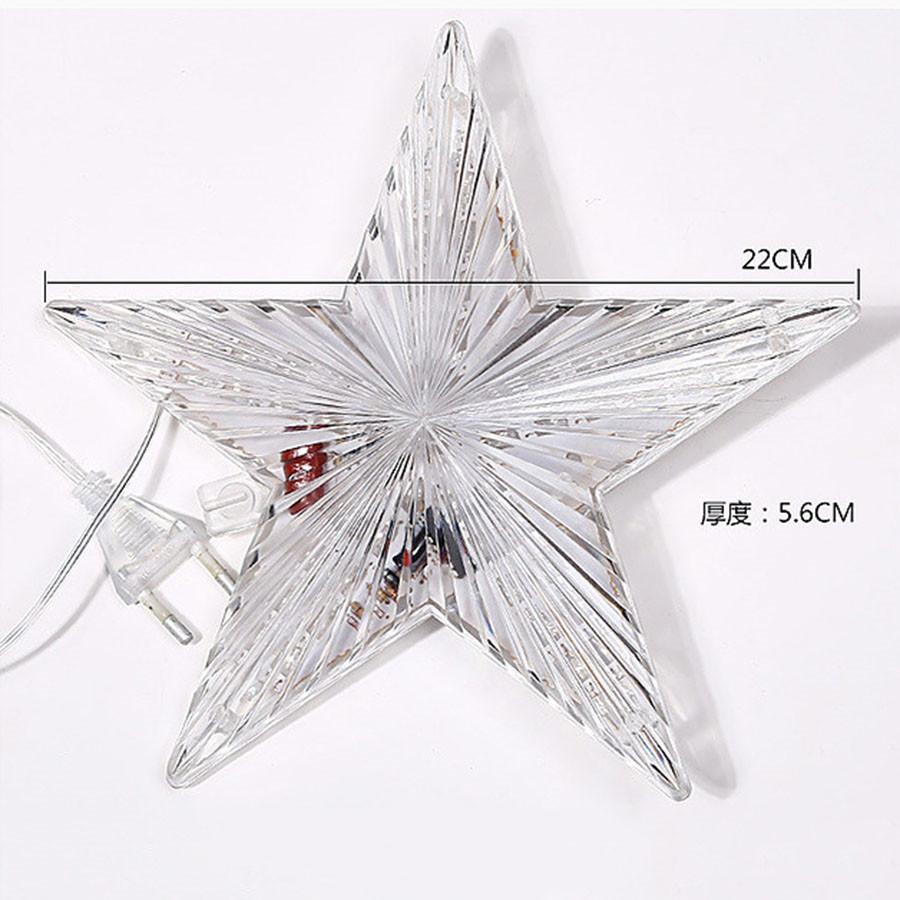 Thrisdar Christmas Tree Top Star Fairy String Lights Christmas Star LED Garland Light for Wedding Party Garden Holiday Decor