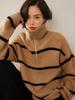Women's Thickened Cashmere POLO Sweater - Light Luxury, Soft Knit, Loose Fit for Autumn/Winter