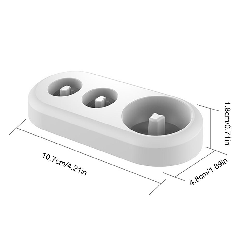 Space Saving Brush Holder Functional Toothbrush Storage Rack Convenient Toothbrushes Spinbrush Organizer for Bathroom