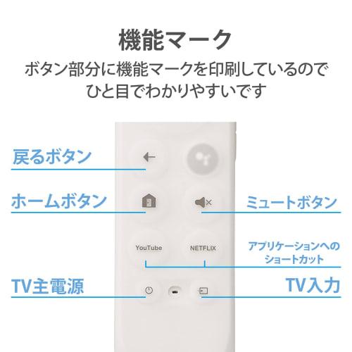 ELECOM Remote Control Cover for Google TV Antibacterial Clear AVD-CWGTRCCR