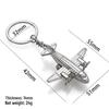 Creative Metal Airplane Keychain - Miniature Engine Pendant & Aviation Gift