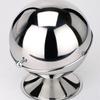 Practical Spherical Sugar Holder with Stainless Steel Clip Snacks Serving Bowl Rustproof Spices Jar Kitchen Tool