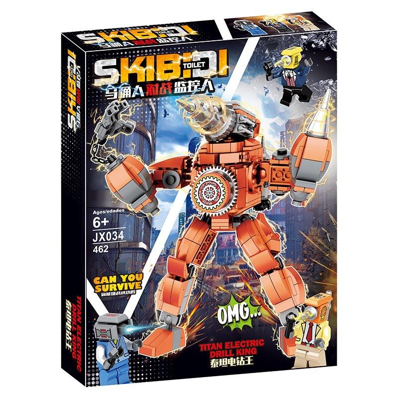 

Игрушка Конструктор Скибиди Туалет Титан Электродрель Король Фигурка Поклонники Подарок