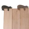 2pcs Gate Top Decoration Wooden Bear Door Frame Funny Modern Door Corner Pendant Cartoon Cute Animal Door Sign Gift