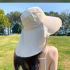 Outdoor Sun Bucket Hat for Women Girls Fishing Hat Wide Brim Bucket Hat with Neck Cover Protection Safari Cap