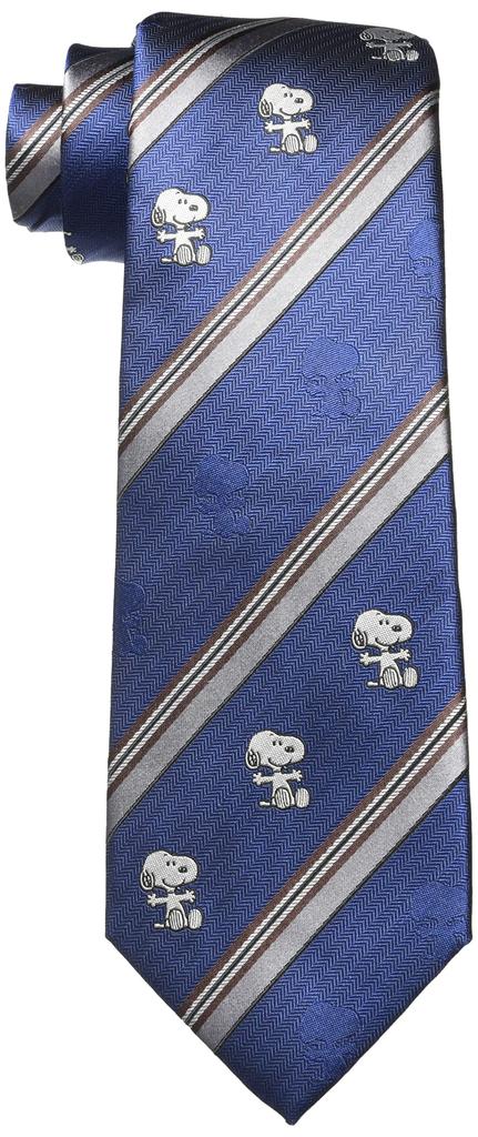 Peanuts Snoopy Tie, Navy Blue, PN916762