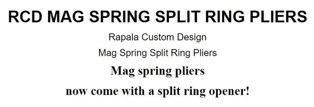 Rapala Original Accessories RCD 4 Inch Mag Split Ring Pliers RCDMPS4 (4629)