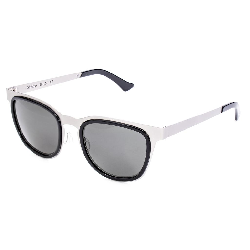 LGR GLOR-SILVER01 Glasses. Sunglasses, Color Gray. Unisex.