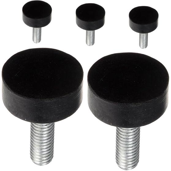 Adjustable Furniture Feet 5 Pack Rubber Levelers for Chairs Tables Screw in Chair Levelers for Home Office