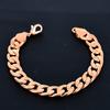 Pure 100% Copper Curb Bracelet | Solid Copper Jewelry | Curb Link Chain Bracelet | Copper Bracelet Jewelry for Her/him - 46 Grams, 9" Inches