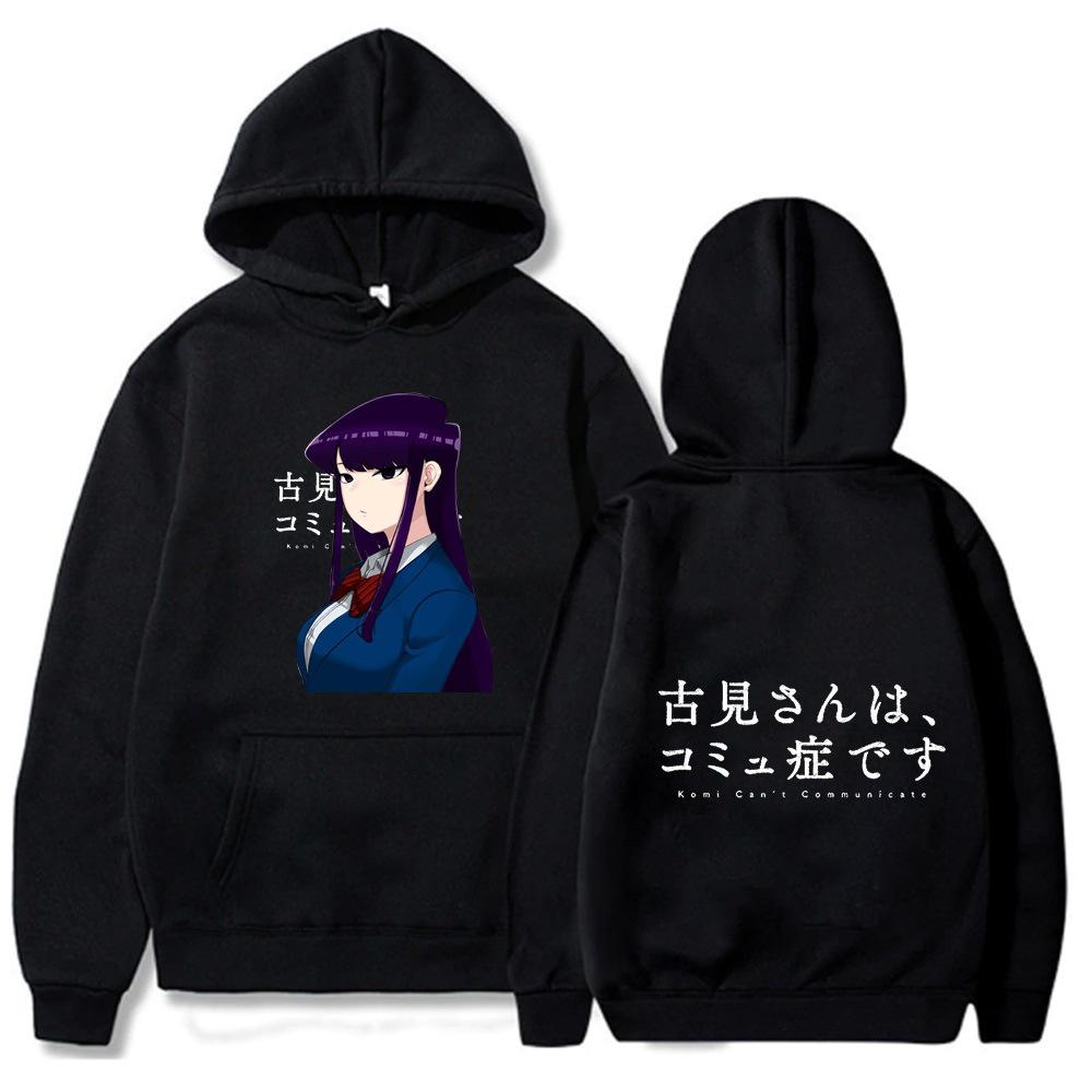 

Komi Can t Communicate Hoodies Women Men Long Sleeve Hooded Sweatshirts Unisex Streetwear Y2K Street Pullover Clothing 3XL