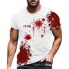Men's 3D Print Halloween Horror Bloody T Shirt Casual Fashion Street Short Sleeve TShirt Mens Designer Clothes Woman Kid Tee Top