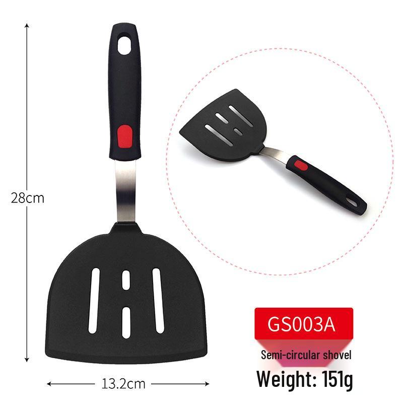 Silicone Non-stick Griddle Spatula: Anti-scalding, Heat-resistant Kitchen Tool for Pancakes & Tamagoyaki