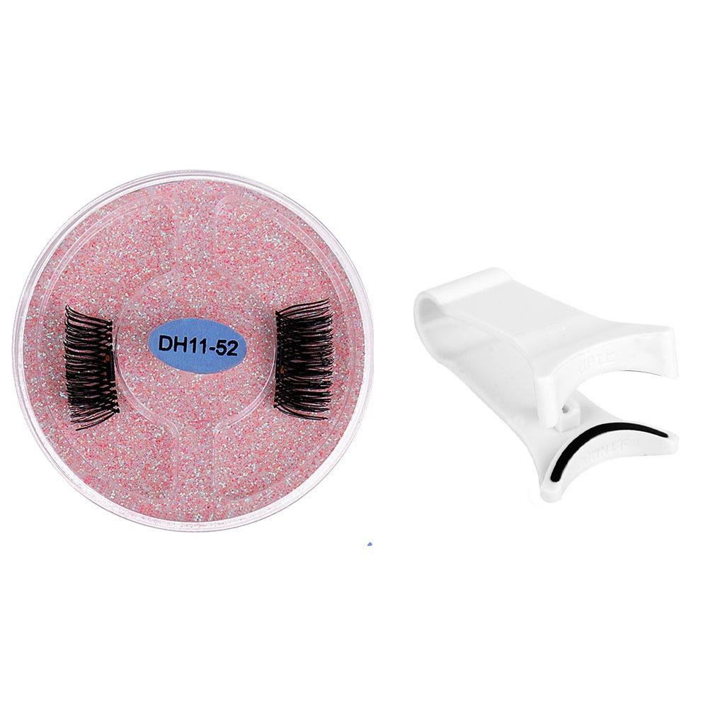 

Oblique Winged Glue Free False Eyelashes L Curl Faux Mink Lashes Cat Eye Fake Lashes Makeup Tools DH11-52