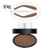 Beginners Eyebrow Stencils Stamp & Brow Powder, Waterproof Long Lasting Power Seal Defining with Mirror, Eye Makeup Tools for Women Professional