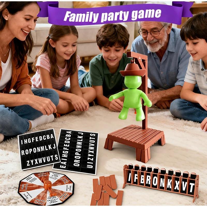 Giochi da Tavolo Appesi Non Tossici Nuovi per Bambini con Lavagna Impiccato Mistero Indovina Parola Prima che Hank Cada Appeso con Bambola Gioco da Tavolo da Viaggio
