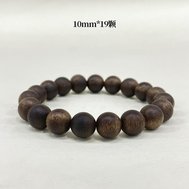 

Natural fortune beads, round beads of chikang agarwood, single-strand Buddhist prayer beads, standard high oil content, suitable for both men and Agarwood bracelet10mm