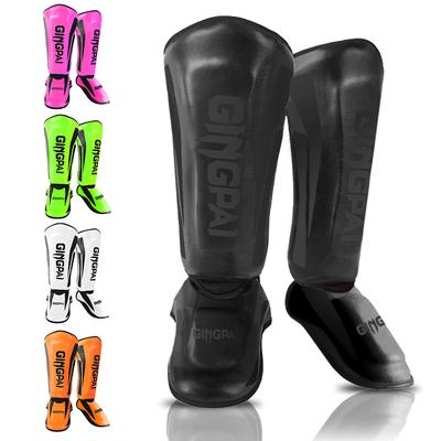 Espinilleras de Kickboxing Boxeo Muay Thai Artes Marciales Sanda Wushu Protector de Pierna Taekwondo Tobilleras