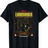 Camiseta Pokémon Charmander Esquema de Grade 3D